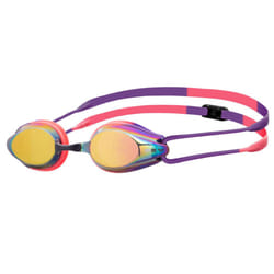 ARENA Tracks Unisex Adult Essential Racing Swim Goggles for Competitive Swimmers Men and Women FINA-Approved Anti-Fog Coated Mirror Lens  Copper/Plum/
