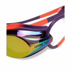 ARENA Tracks Unisex Adult Essential Racing Swim Goggles for Competitive Swimmers Men and Women FINA-Approved Anti-Fog Coated Mirror Lens  Copper/Plum/