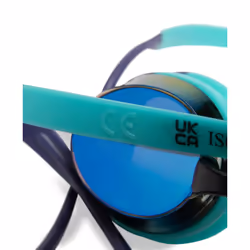 ARENA Tracks Unisex Adult Essential Racing Swim Goggles for Competitive Swimmers Men and Women FINA-Approved Anti-Fog Coated Mirror Lens  Turquoise/Fu