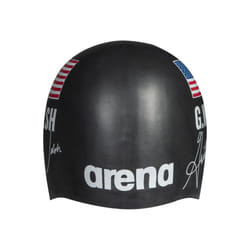 Arena Signature Collection Gretchen Walsh Autograph Unisex Adult Molded Silicone Swim Cap for Training and Racing  One Size Fits Most  Black