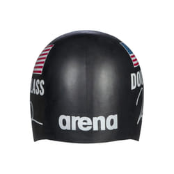 Arena Signature Collection Kate Douglass Autograph Unisex Adult Molded Silicone Swim Cap for Training and Racing  One Size Fits Most  Black