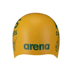 Arena Signature Collection Kyle Chalmers Autograph Unisex Adult Molded Silicone Swim Cap for Training and Racing  One Size Fits Most  Yellow