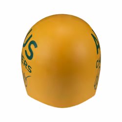 Arena Signature Collection Kyle Chalmers Autograph Unisex Adult Molded Silicone Swim Cap for Training and Racing  One Size Fits Most  Yellow