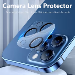 For iPhone 16 15 14 Plus 12 13 Mini 11 Pro Max All Inclusive Camera Lens Tempered Glass Screen Protector - iPhone 13