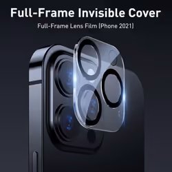 For iPhone 16 15 14 Plus 12 13 Mini 11 Pro Max All Inclusive Camera Lens Tempered Glass Screen Protector - iPhone 15 pro Max