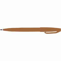 Pentel S520 Original Fibre Tipped Pen - Ochre