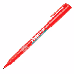 Pentel NMS50, Red, Fine tip, Red, 2 mm, 1 mm, 1 pc(s)