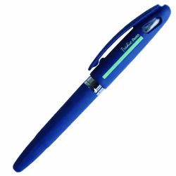 Pentel Tradio TRF99A-C  Sport Chic Range Fountain Pen Matte Black Body  Blue Refillable Ink midnight blue