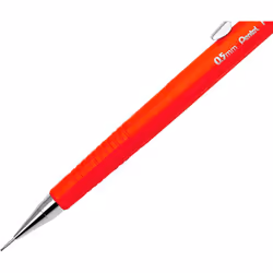 Pentel P205 Automatic Mechanical Pencil 0.5mm - Fluorescent Red