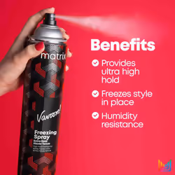 Vavoom Freezing Spray Extra Hold Hair Spray, Fast-Drying, Ultra High Hold Styling Spray, 24-Hour Humidity Resistance, 500ml