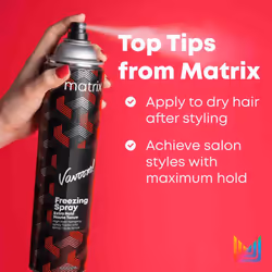 Vavoom Freezing Spray Extra Hold Hair Spray, Fast-Drying, Ultra High Hold Styling Spray, 24-Hour Humidity Resistance, 500ml - Additional view 4