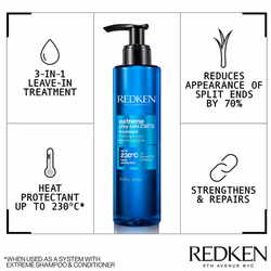 Hair Treatment, Leave-In Heat Protection, For Damaged Hair, Extreme Play Safe 230, 250 ml