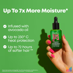 Food for Soft Multi-Use Hair Oil for Dry Hair With Avocado Oil for Heat Protection, 50 ml