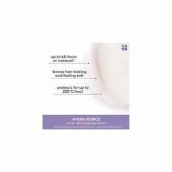 Professional Hydrasource Blow Dry Shaping Lotion for Dry Hair with Aloe + Hyaluronic Acid 150ml