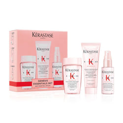 KÃ©rastase Genesis Travel-Size Discovery Gift Set, With Shampoo, Conditioner and Blow-Dry Spray, Nourishing and Fortifying Routine, For Weakened Hair,