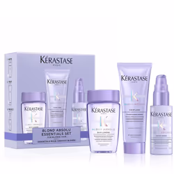 Kérastase Blond Absolu Discovery Set, With Illuminating Shampoo, Nourishing Conditioner and Fortifying Heat Protection Serum ...