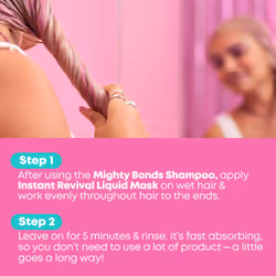 Instacure Build-A-Bond Instant Revival Liquid Mask, For Damaged Hair, Repairing Formula, With Citric Acid and Squalane, Strengthens From the Inside, - Additional view 4