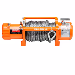 13,500lb 12V Electric Winch. 28m x 11mm Dyneema Rope.