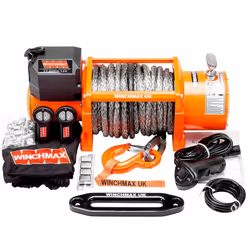 17,000lb 12V Electric Winch. 30m x 13mm Dyneema Rope.