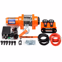3,000lb 12V Winch. 15.5m x 5mm Dyneema Rope.