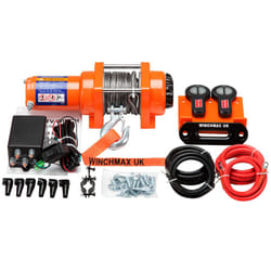 3,000lb 12V Winch. 15.5m x 5mm Dyneema Rope.