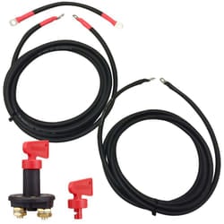 WINCHMAX Defender Winch Battery Extension Cables - Heavy Duty - British Made+Isolator 4m