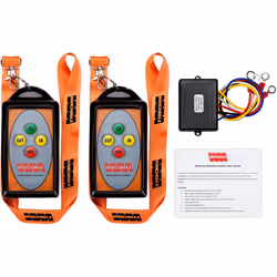 WINCHMAX 2 Channel Winch Remote Control, Wireless. Twin HD Handsets, Long Range. 12v/24v