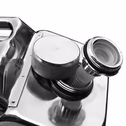 WINCHMAX Jerry Can 20ltr Polished Stainless Steel. Fuel, Petrol, Diesel, Water. Standard Pattern.