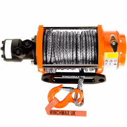 20,000lb Hydraulic Winch. 25m x 13mm Dyneema Rope.