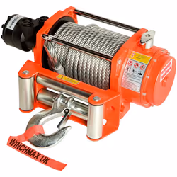 20,000lb Hydraulic Winch. 25m x 14mm Steel Rope.