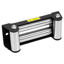 WINCHMAX Roller Fairlead, Large, Military Grade, Matt Black. Stainless Steel Rollers.