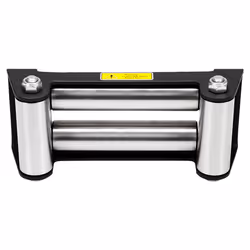 WINCHMAX Roller Fairlead, Large, Military Grade, Matt Black. Stainless Steel Rollers.
