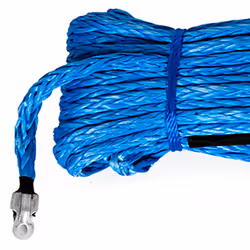 WINCHMAX Synthetic Winch Rope 45m x 11mm includes Clevis Hook and Hawse. - MBL 8,000kg