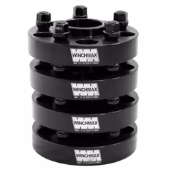 WINCHMAX 30mm Wheel Spacers to fit Land Rover Discovery MKII -Disco 2, Range Rover P38. BLK T2