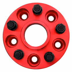 WINCHMAX 30mm Wheel Spacers to fit Land Rover Discovery MKII, Disco 2, Range Rover P38. RED T2