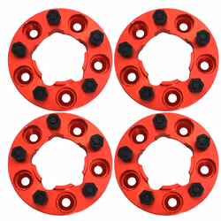 WINCHMAX 30mm Wheel Spacers to fit Land Rover Defender, Disco1, Range Rover Classic RED T1