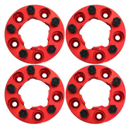 WINCHMAX 30mm Wheel Spacers to fit Land Rover Defender, Disco1, Range Rover Classic RED T1