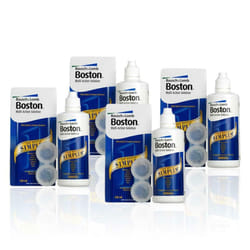 4pk Bausch & Lomb Boston Simplus Contact Lens Solution - 120ml