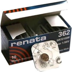 Renata Single Watch Battery Swiss Made 362 or SR 721 SW or AG 11 1.5 V - 10 x 362 or SR 721 SW