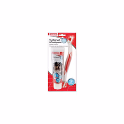 Toothbrush Toothpaste Dental Care Kit For Dogs Cats Includes a DoubleEnded Toothbrush LiverFlavoured Enzymatic Toothpaste 100 ...