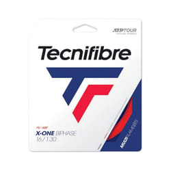 Tecnifibre X-One Biphase Tennis String 1.30mm Red - 12m Set