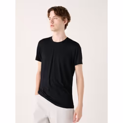 Uniqlo Japan HeaTTech Crewneck T shorT Sleeve - 09 BLACK/XS