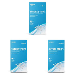 Amazon Basic Care - Hypoallergenic Sterile Suture Strips, 4 Sizes, 60 Count (Pack of 3)