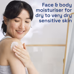 Body Moisturiser, 450g, Moisturising Cream For Dry to Very Dry, Sensitive Skin, With Niacinamide & Vitamin E