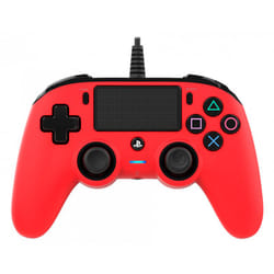 NACON PS4OFCPADRED Gaming Controller Red USB Gamepad Analogue / Digital PC, PlayStation 4