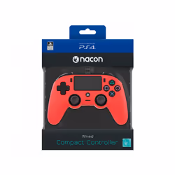 NACON PS4OFCPADRED Gaming Controller Red USB Gamepad Analogue / Digital PC, PlayStation 4 - Additional view 5