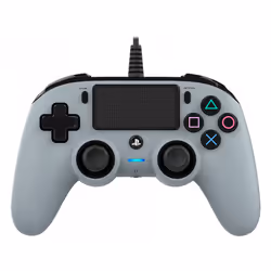 NACON PS4OFCPADGREY, Gamepad, PC, PlayStation 4, Options button, Share button, Analogue / Digital, Wired, USB