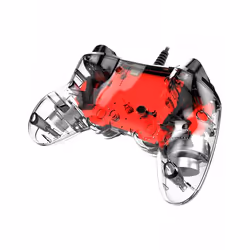 NACON PS4OFCPADCLRED Gaming Controller Red, Transparent USB Gamepad Analogue / Digital PC, PlayStation 4 - Additional view 4