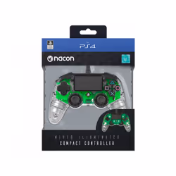 NACON PS4OFCPADCLGREEN Gaming Controller Green, Transparent USB Gamepad Analogue / Digital PC, PlayStation 4 - Additional view 5