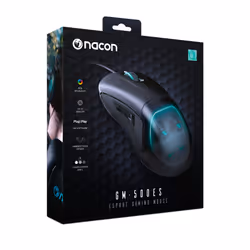 NACON PCGM-500ES mouse Gaming Ambidextrous USB Type-A Optical 6400 DPI - Additional view 7